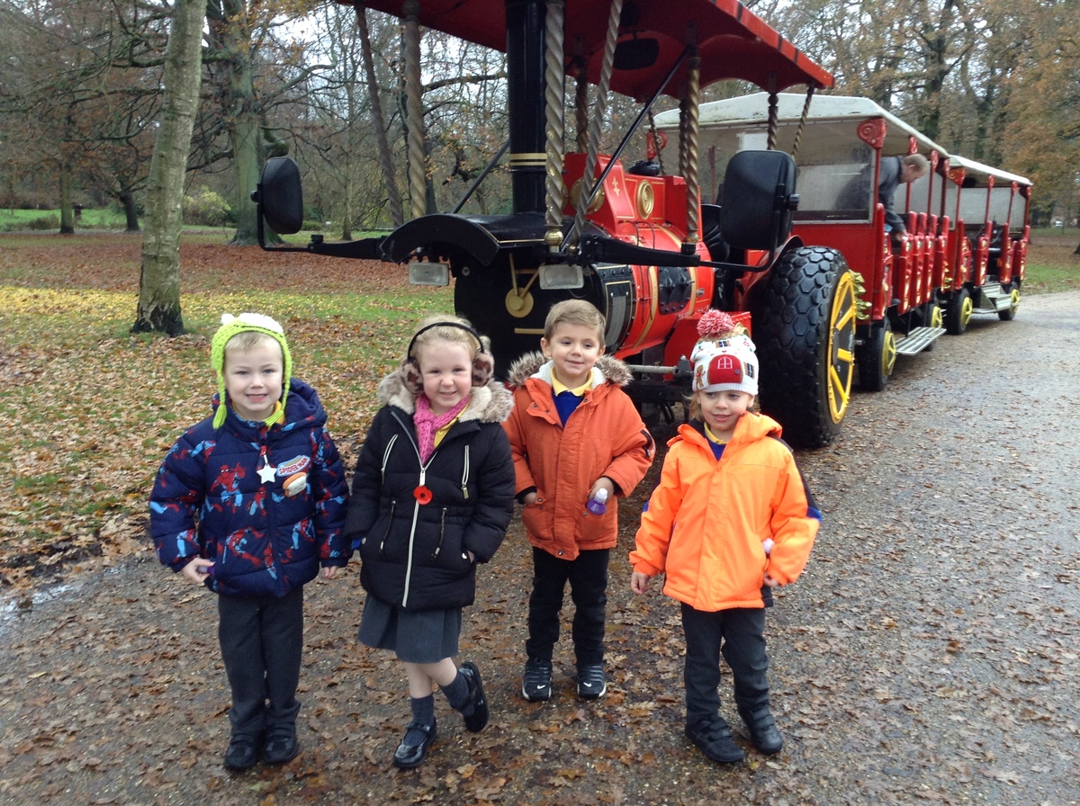 Reception children at Normanby Park Christmas 2023